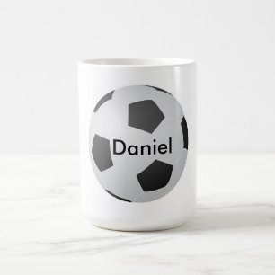I Kärlek-Anpassadet för blanka fotboll Kaffemugg