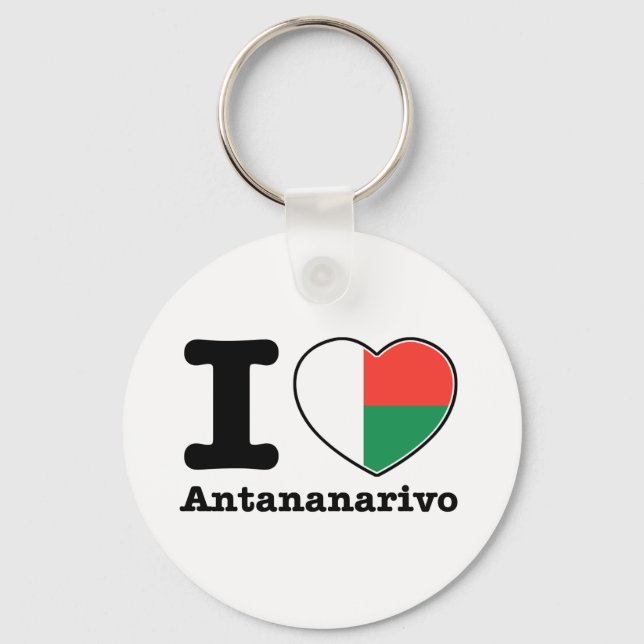 I kärlek Antananarivo Nyckelring (Framsida)
