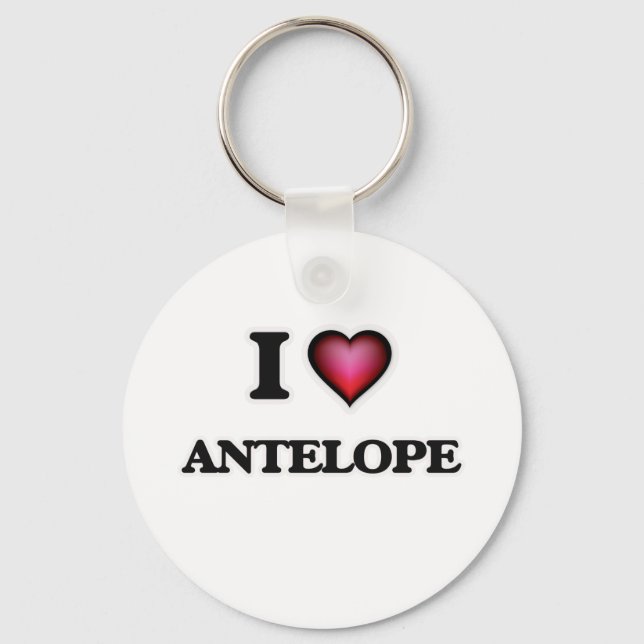 I Kärlek Antelope Nyckelring (Framsida)