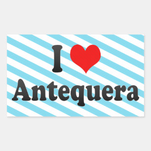 I Kärlek Antequera, Spanien Rektangulärt Klistermärke