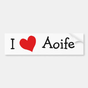 I Kärlek Aoife Bildekal