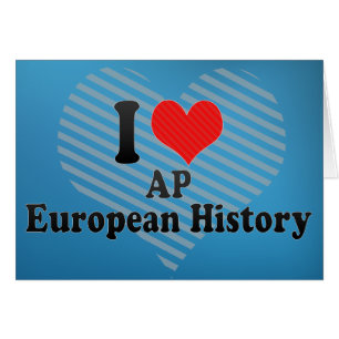 I Kärlek AP European History Hälsningskort