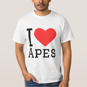 I kärlek apes t shirt