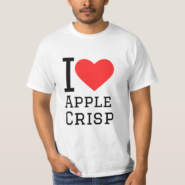 I kärlek äppelcip t shirt (Framsida)