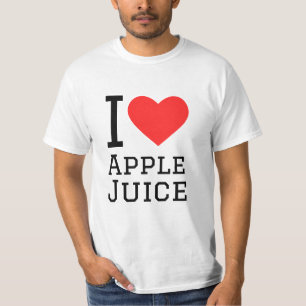 I kärlek äppeljuice t shirt