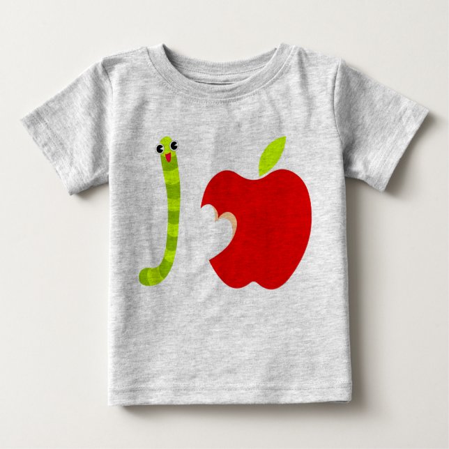 I Kärlek Apple T-Shirt (Framsida)
