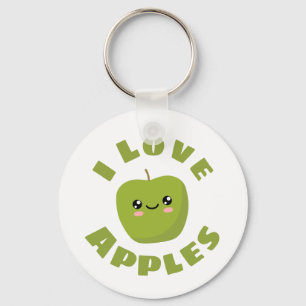 I kärlek Apples Nyckelring