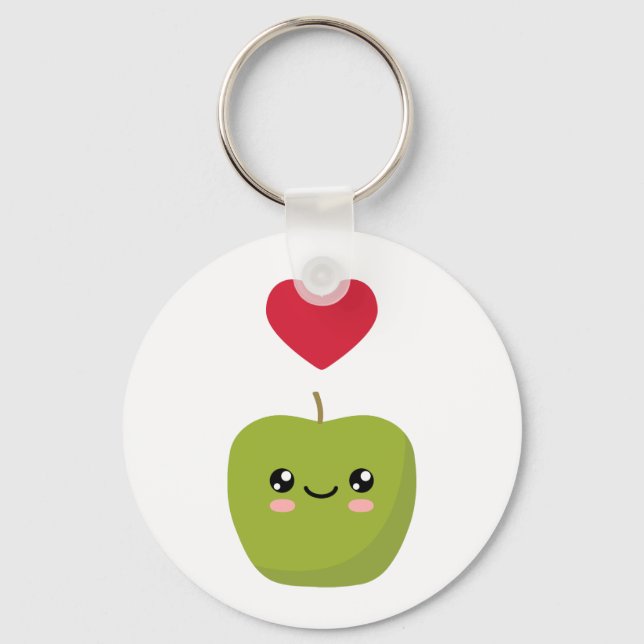 I kärlek Apples Nyckelring (Framsida)