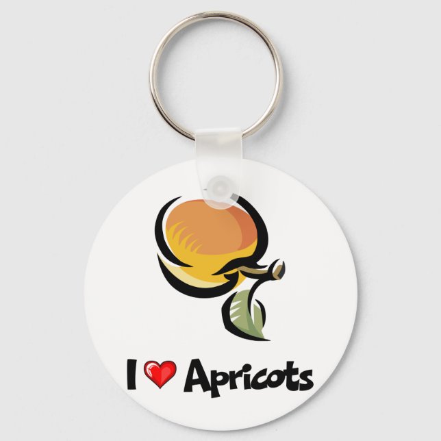 I Kärlek Apricots Nyckelring (Framsida)