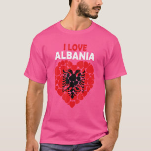 I Kärlek är Albanien stolt över att vara Albanien  T Shirt