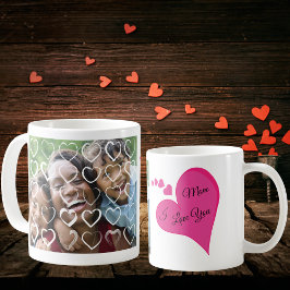 I kärlek är du Mamma Valentines gåva Kaffemugg