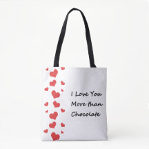 I Kärlek är du mer än Chocolate Valentine Tote-väs