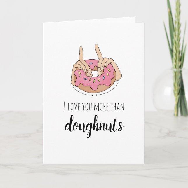I Kärlek är du mer än ett Doughnut-kort Kort (Framsida)