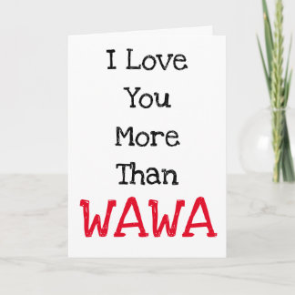 I Kärlek är du mer än WAWA Valentines dagskort Kort