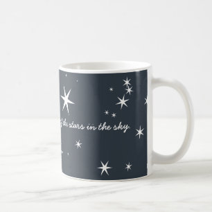 I Kärlek är du mer visemisk stjärnor blå Kaffemugg
