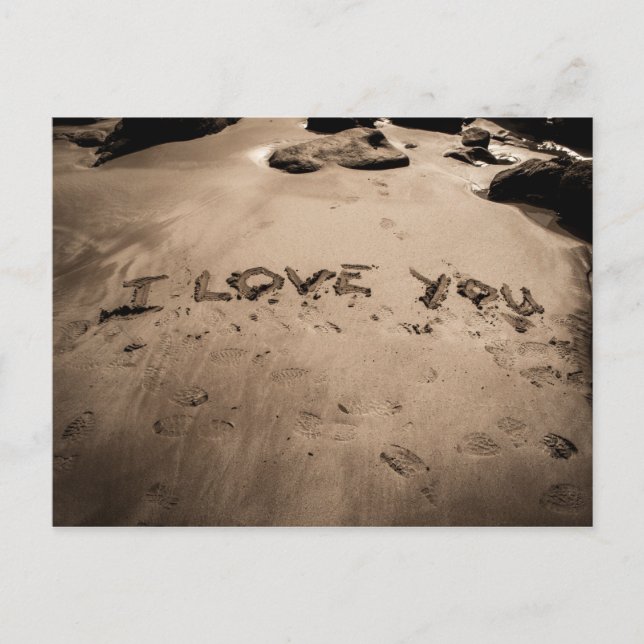 I KÄRLEK ÄR DU POSTKort Vykort (Framsida)