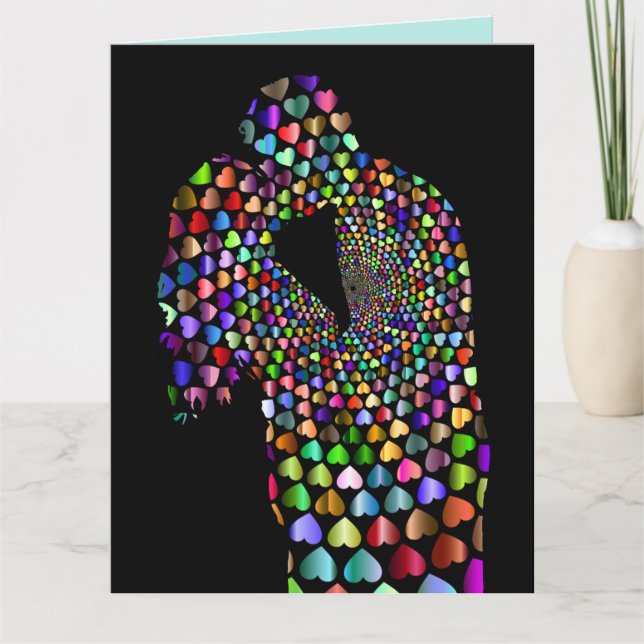 I KÄRLEK ÄR DU ROMANTISK ANYTIME GREETTE CARDS KORT (Framsida)