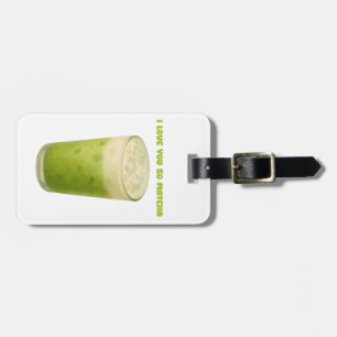I KÄRLEK ÄR DU SÅ MATCHA, MATCHA GRÖNT TEA KÄRLEK BAGAGEBRICKA