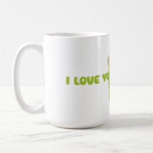 I KÄRLEK ÄR DU SÅ MATCHA, MATCHA GRÖNT TEA KÄRLEK KAFFEMUGG