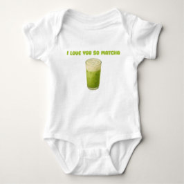 I KÄRLEK ÄR DU SÅ MATCHA, MATCHA GRÖNT TEA KÄRLEK T SHIRT