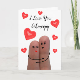 I Kärlek är du Schmoopy Alla hjärtans dagskort Helgkort