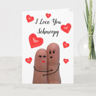 I Kärlek är du Schmoopy Alla hjärtans dagskort Helgkort