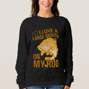 I Kärlek är en stor mun på mitt rovfiske. T Shirt