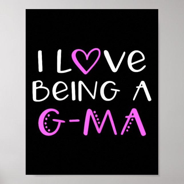 I Kärlek är G-morsa Cute Coola Gma Poster (Framsidan)