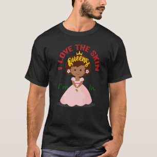 I Kärlek är huden Im i starkt svarta, afrikanska k T Shirt