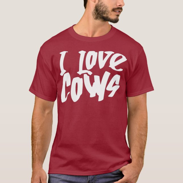 I kärlek är kor som föder upp kobesättning från gå t shirt (Framsida)
