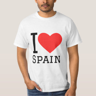 I kärlek är kvadratdekal t shirt