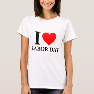 I Kärlek arbetsdag Tee Shirt