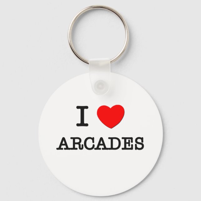 I Kärlek Arcades Nyckelring (Framsida)