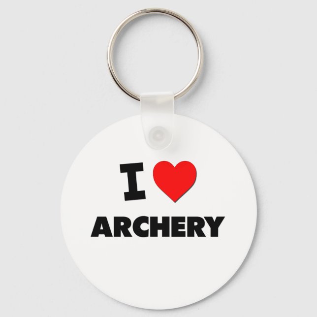I Kärlek Archery Nyckelring (Framsida)