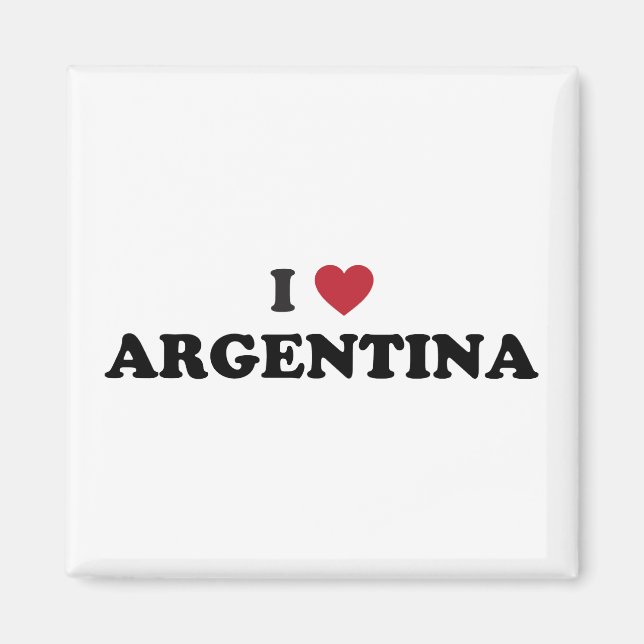 I Kärlek Argentina Magnet (Framsidan)