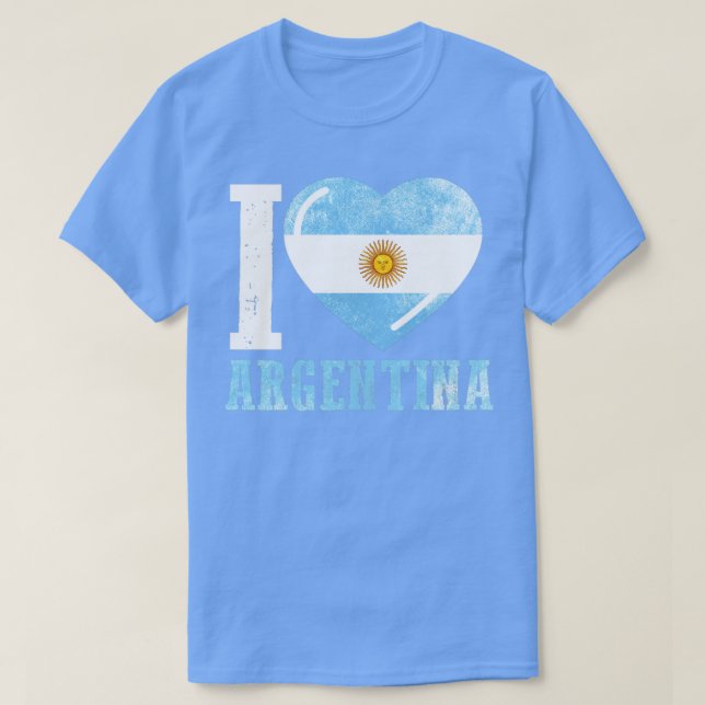 I kärlek Argentina T Shirt (Design framsida)