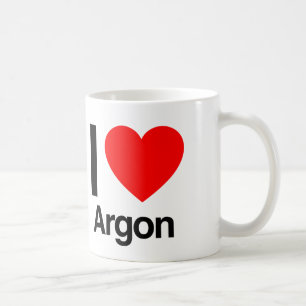 i kärlek argon kaffemugg