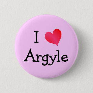 I Kärlek Argyle Knapp