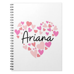I kärlek Ariana Anteckningsbok