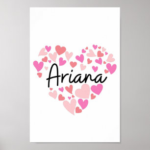 I kärlek Ariana Poster