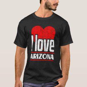 I Kärlek Arizona Best Home State I Heart Arizona T Shirt