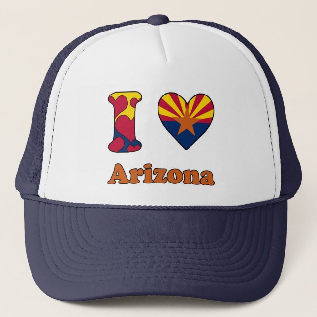 I kärlek Arizona Truckerkeps (Framsida)