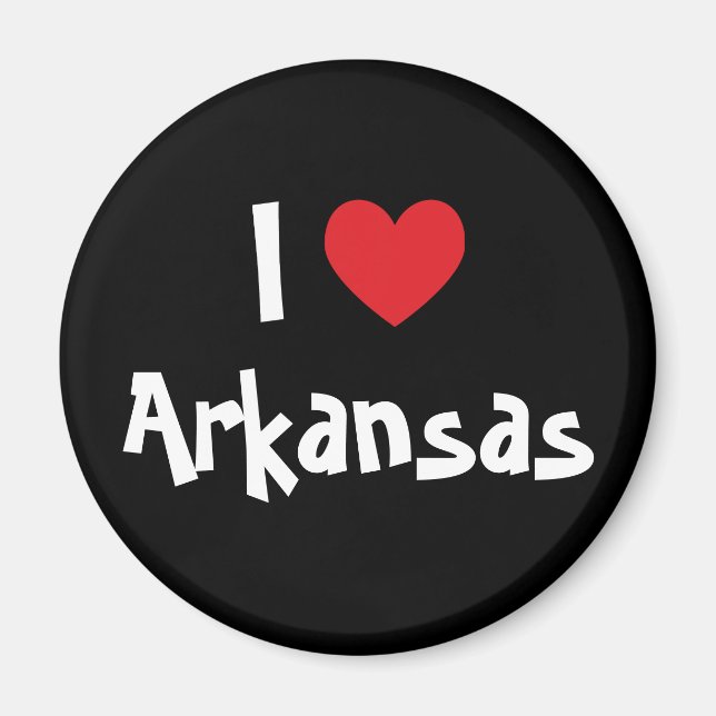 I Kärlek Arkansas Magnet (Framsidan)