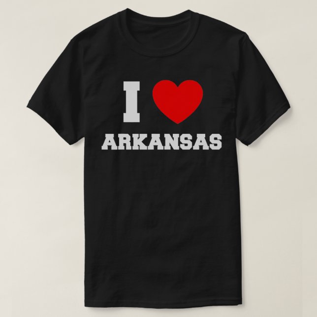 I Kärlek Arkansas T Shirt (Design framsida)