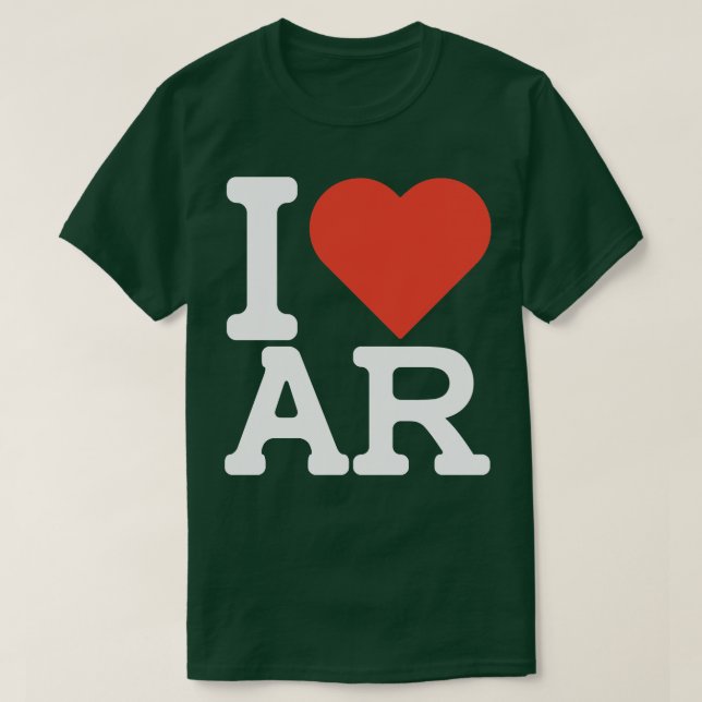 I Kärlek Arkansas TShirt 2 T Shirt (Design framsida)