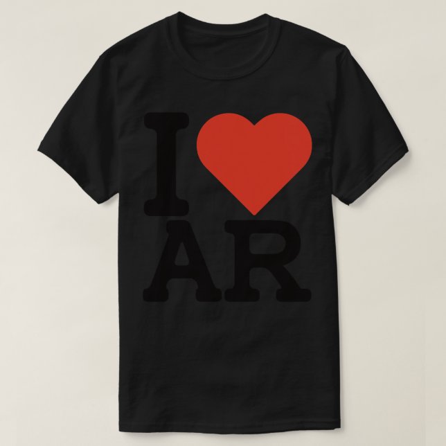 I Kärlek Arkansas TShirt 3 T Shirt (Design framsida)