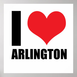 I kärlek Arlington Poster