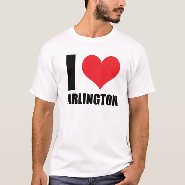 I kärlek Arlington T Shirt (Framsida)