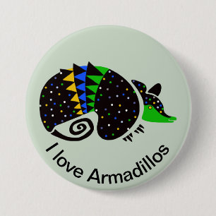 I kärlek ARMADILLOS - Brasilien - natur - vilda dj Knapp