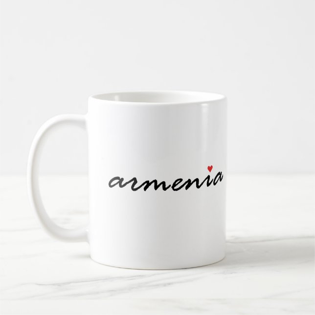 I kärlek Armenien Kaffemugg (Vänster)